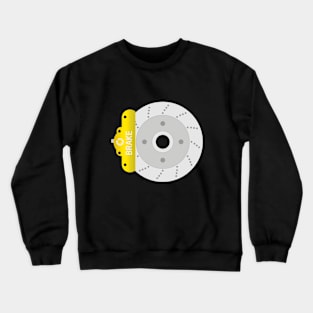 Disc Brake Pad Crewneck Sweatshirt